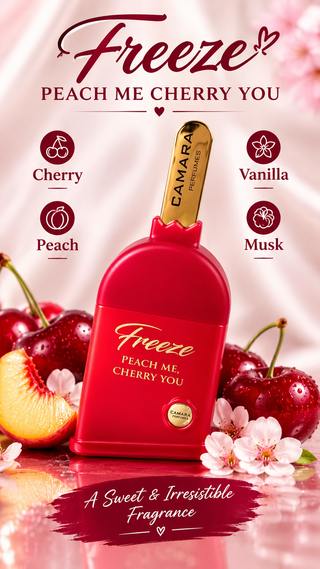 FREEZE PEACH ME, CHERRY YOU ARABIAN WOMEN PERFUMES