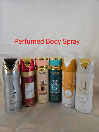 TEN UNITS OF PERFUMED BODY SPRAY BUNDLES