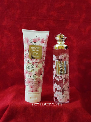 FLOWER'S SECRET PINK PETALS SET SPECIAL SALE (CAJA BLANCA) UNBOXED