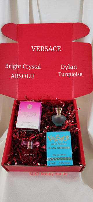 MINI VERSACE BRIGHT CRYSTAL ABSOLU & DYLAN TURQUOISE